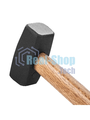 Кувалда Sparta 2000 г, кованая головка, деревянная двухцветная рукоятка