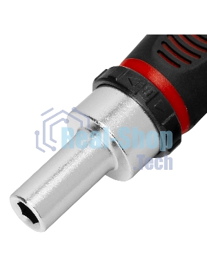 Отвертка реверсивная Matrix, набор бит, 11 шт., CrV