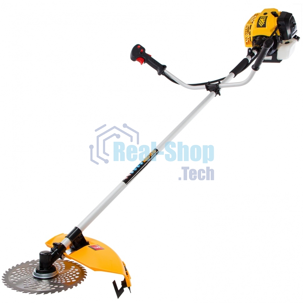 Триммер Denzel DT 43 бензиновый 43см3 2.5 лс. неразъемная штанга состоит из 2 частей