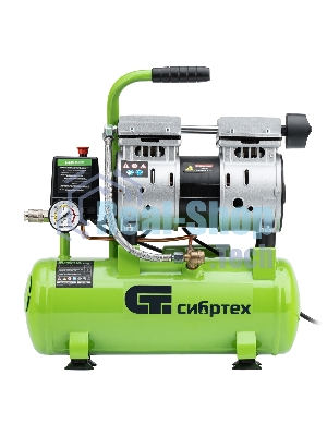 Компрессор безмаслянный малошумный Сибртех МБ 750/10,750 Вт, 10 л, 150 л/мин
