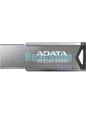 Флешка USB ADATA UV250 (AUV250-64G-RBK), 64Gb, USB 2.0, R/W 25/10, черный
