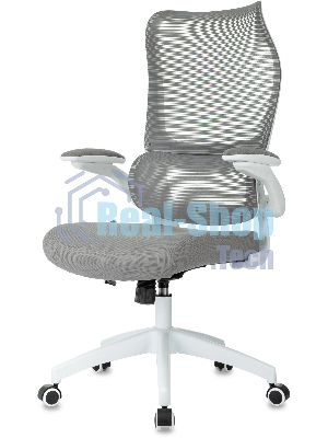 Кресло Бюрократ Sigma WH 1 серый, сетка