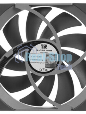 Кулер для корпуса Thermalright TL-M12R Reverse (124x120x25mm, 4-pin PWM, ARGB, 42.6CFM, 23.2dBA, 1500RPM, черный)