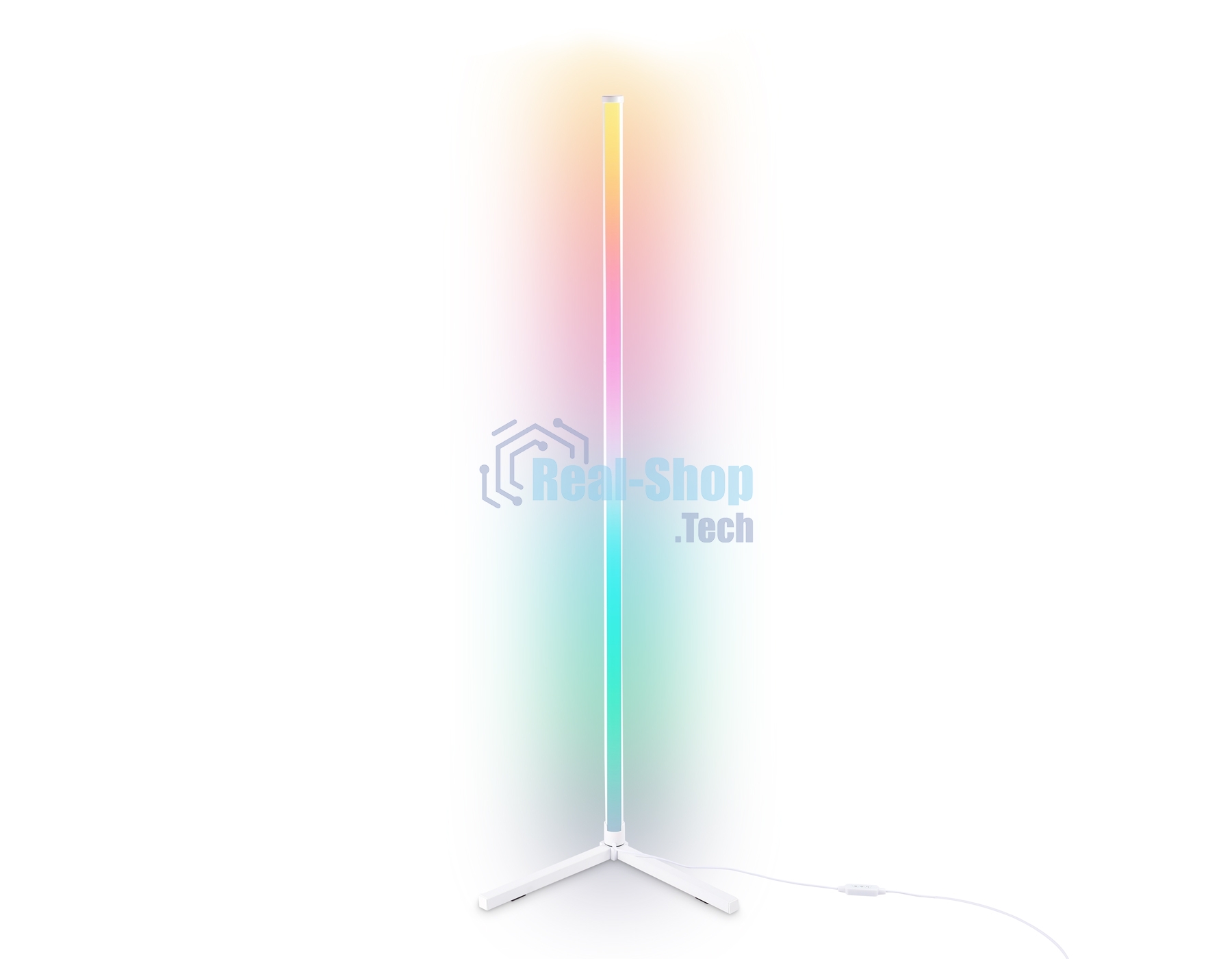 Светильник Ambrella light FL8020 WH белый LED 15W RGB D32*1250 (ПДУ РАДИО 2.4G)