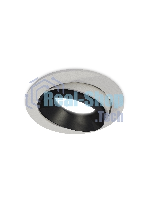 Комплект встраиваемого поворотного светильника Ambrella light XC7653021 SGR/PBK серый песок/черный полированный MR16 GU5.3 (C7653, N7031)