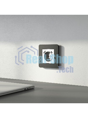 Рамка на 1 пост Platinum (черный алюминий) W0012608