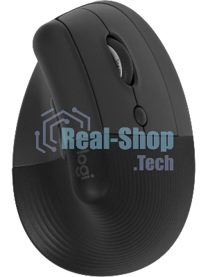 Мышь беспроводная Logitech Lift графитовый, 4000 dpi, радиоканал, Bluetooth, USB, кнопки - 6