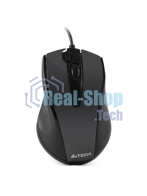 Мышь проводная A4Tech N-500FS черный, 1200 dpi, USB, кнопки - 4