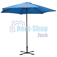 Зонт садовый Ecos GU-03 (синий) с крестообразным основанием