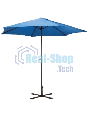 Зонт садовый Ecos GU-03 (синий) с крестообразным основанием