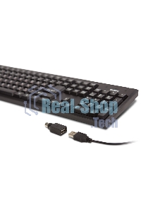 Клавиатура проводная Keyboard SVEN Standard 303 Power USB+PS/2 черная SV-03100303PU