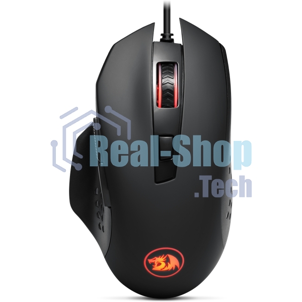 Мышь проводная Redragon Gainer черный, 3200 dpi, USB, кнопки - 6