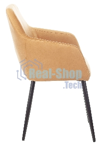 Кресло офисное Бюрократ CH-380F янтарный Italia 9, на ножках, металл черный