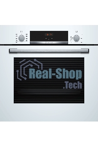 Духовой шкаф Bosch HBF534EW0Q Встраиваемый электрический духовой шкаф 60 x 60 cm белый, 66 л, Размеры прибора (мм) 595 x 594 x 548 mm