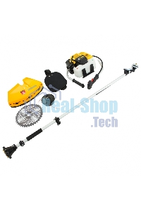 Триммер Denzel DT 43 бензиновый 43см3 2.5 лс. неразъемная штанга состоит из 2 частей