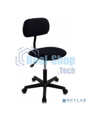 Кресло Бюрократ CH-1201NX черный, ткань, 100 кг