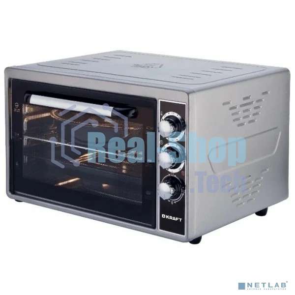 Мини-печь Kraft KF-MO3801GR серый, 38 л