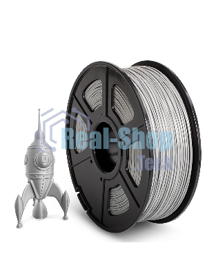 Филамент NVPrint ABS Silver для 3D печати диаметр 1.75мм длина 330 метров масса 1 кг