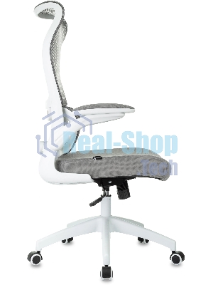 Кресло Бюрократ Sigma WH 1 серый, сетка