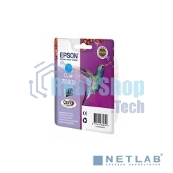 Картридж струйный Epson C13T08024011 голубой для Epson St PhP50/PX660/PX720WD (330 стр.)