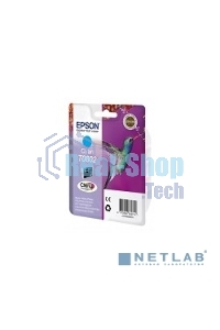 Картридж струйный Epson C13T08024011 голубой для Epson St PhP50/PX660/PX720WD (330 стр.)