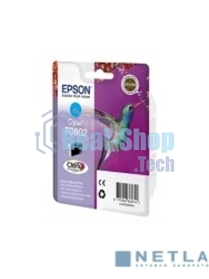 Картридж струйный Epson C13T08024011 голубой для Epson St PhP50/PX660/PX720WD (330 стр.)