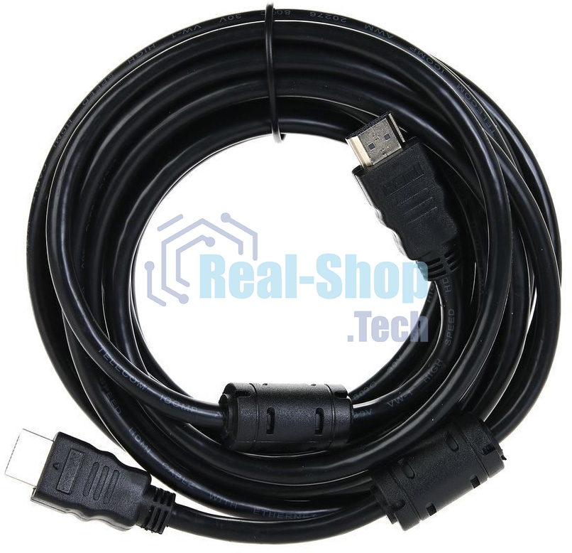 Кабель HDMI-19M - HDMI-19M ver 2.0+3D/Ethernet,2 фильтра 7.5m Telecom