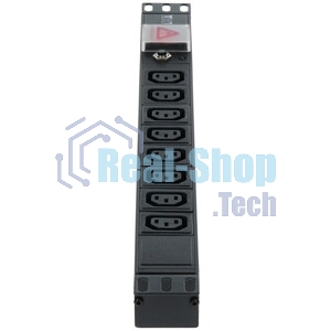 Блок распределения питания Lanmaster TWT-PDU19-10A8C3 гор.размещ. 8xC13 базовые 10A C14