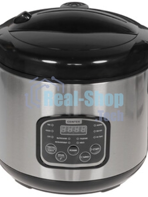 Мультиварка Centek CT-1490 (сталь)скороварка,1000Вт; 5.0л, 8 программ, ненагр крышка, а/п покр(4)