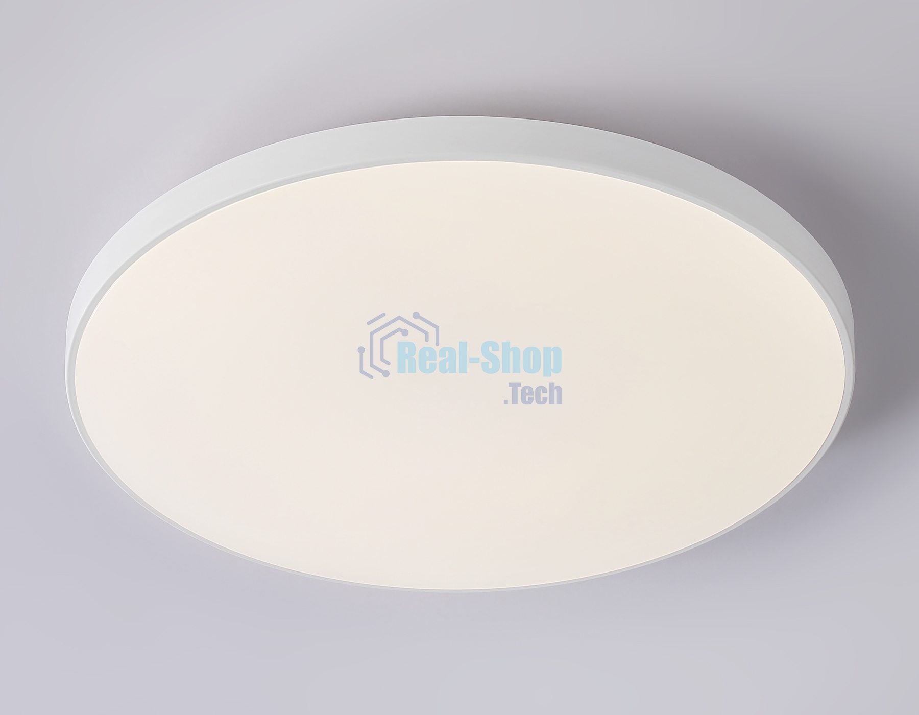 Потолочный светодиодный светильник Ambrella light FZ1222 WH белый IP44 24W 4200K D372*55 (Без ПДУ)