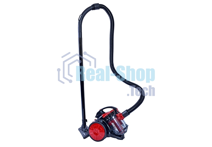 Пылесос Centek CT-2531 (красн/черн) мультициклон 1800/350Вт, стакан 1,5 л, телескоп металл. трубка