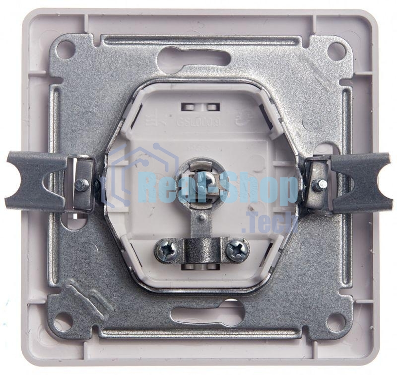 Механизм розетки TV 1-м СП Glossa проходной 4DB белый SchE GSL000192