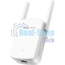 Усилитель сигнала Mercusys ME30 AC1200 Wi-Fi Range Extender, 300 Mbps at 2.4 GHz + 867 Mbps at 5 GHz, 1 x 10/100 LAN, 2× Fixed External Antennas, Wall Plugged, WPS/Reset Button, Signal Indicator, Range Extender/Access Point mode, Adaptive Path Selection
