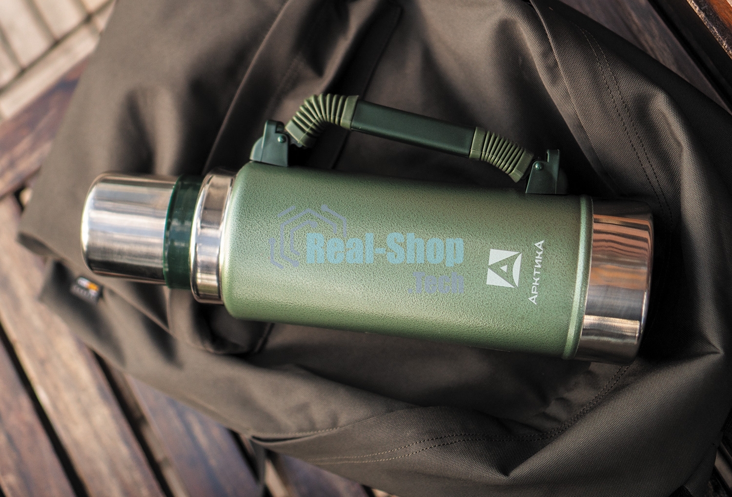 Термос для напитков Арктика 106-1250Р 1.25 л. зеленый, картонная коробка (106-1250Р/GRE)