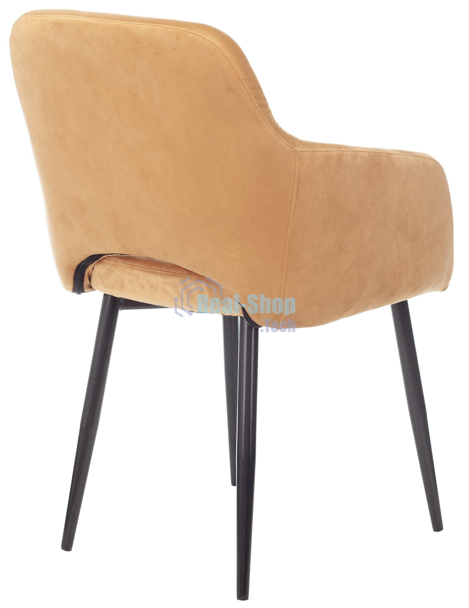 Кресло офисное Бюрократ CH-380F янтарный Italia 9, на ножках, металл черный