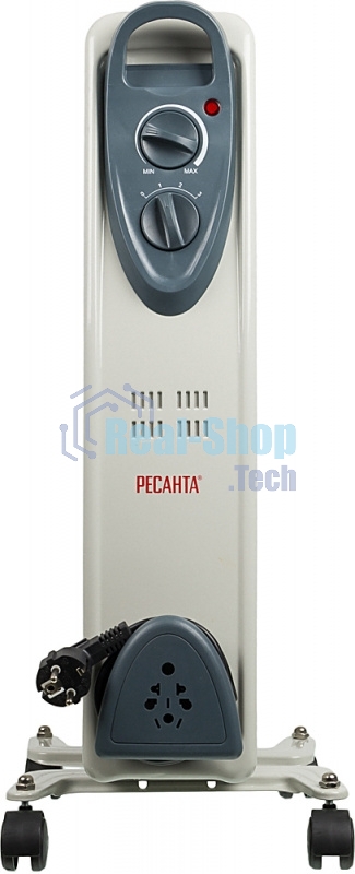 Обогреватель масляный Ресанта ОМ- 5Н (1 кВт) 67/3/6, 5 секц.