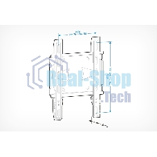 Кронштейн для телевизора Holder LCDS-5045 металлик 19