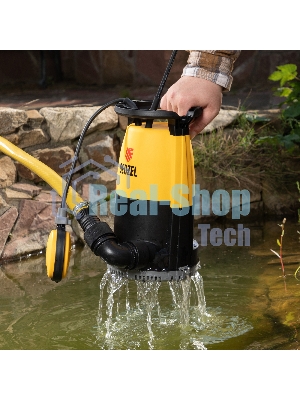 Дренажный насос для чистой и грязной воды Denzel DP-450S, 450 Вт, напор 6 м, 12000 л/ч