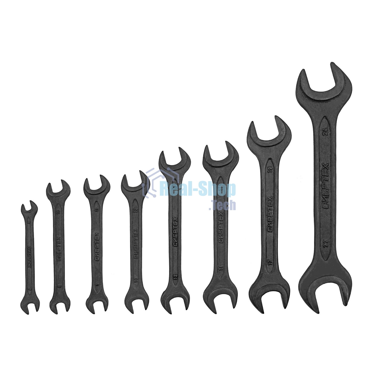 Набор рожковых ключей Сибртех (6 - 24 мм) 8 шт.