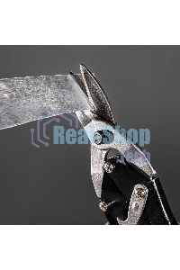 Ножницы по металлу Matrix 250мм пряморежущие обрезиненныерукоятки