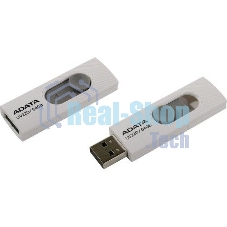 Флешка USB ADATA UV220 (AUV220-64G-RWHGY), 64Gb, USB 2.0, R/W 15/5, белый/серый