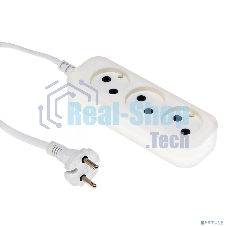 Сетевой удлинитель Buro BU-PSL3.3/W 3 м (3 розетки) белый (пакет ПЭ)