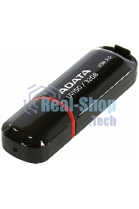 Флешка USB ADATA UV150 (AUV150-32G-RBK), 32Gb, USB 3.0, R/W 100/30, черный