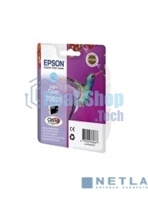 Картридж струйный Epson C13T08054011 светло-голубой для Epson St Ph P50/PX660/PX720WD (330 стр.)
