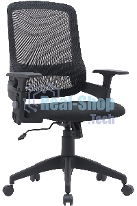 Кресло компьютерное Cactus CS-MC313-BK черный, сетка/ткань