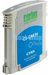 Картридж струйный Cactus CS-C4836 голубой (29 мл) для №11 HP 2000/2500/1000/1100/1200