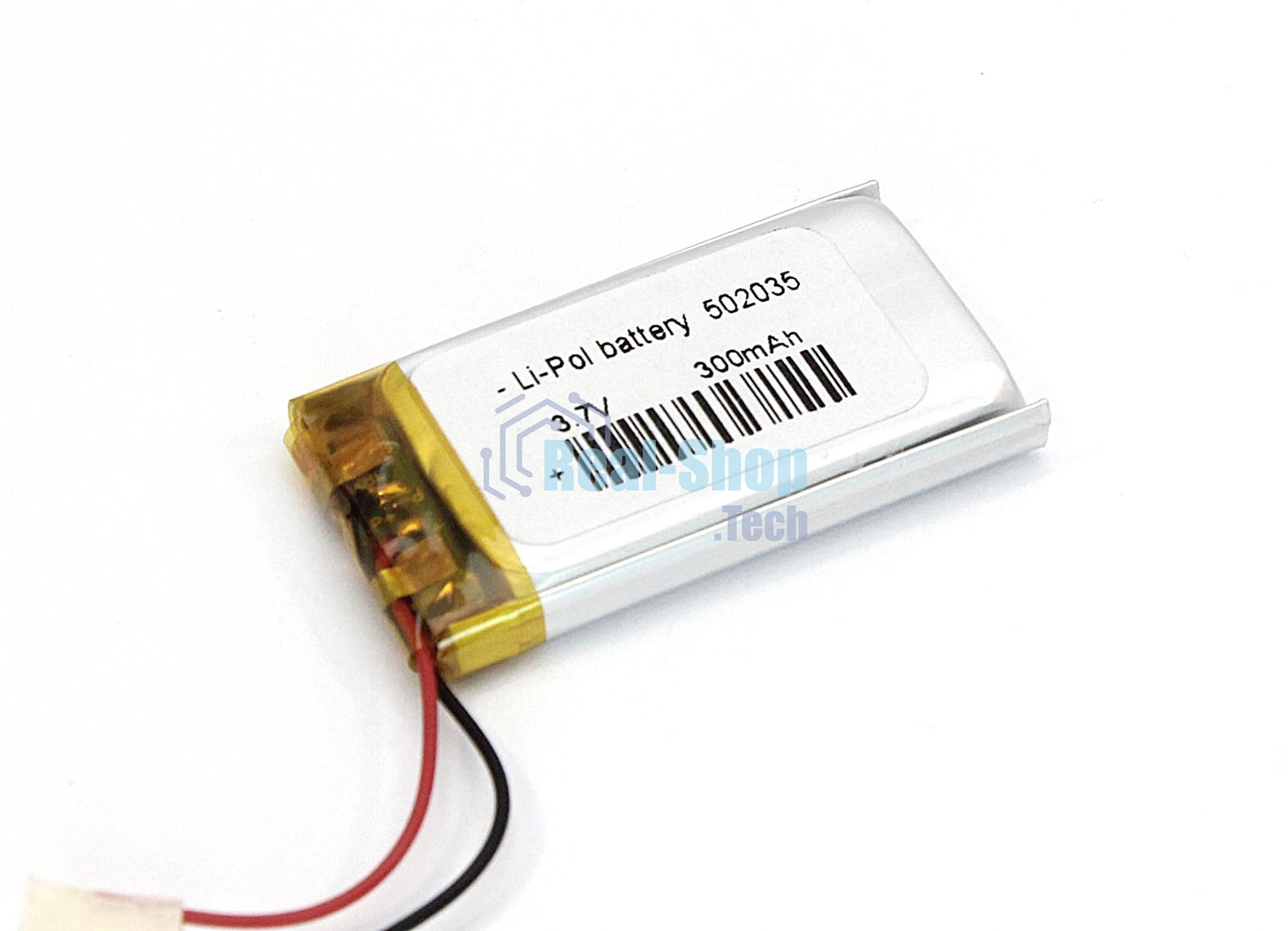 Аккумулятор Li-Pol (батарея) 5x20x35мм 2pin 3.7V/300mAh
