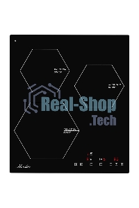 Индукционная варочная панель Monsher MHI 4505, 45 см 9 уровней мощности, инвертер, бустер, блокировка управления, Stop and Go, таймер, автоматическое отключение, сенсорное управление, индикатор остаточного тепла, 4 цифровых дисплея, черный