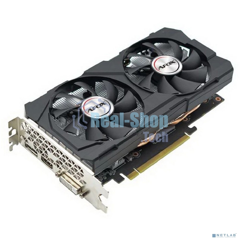 Видеокарта Afox Geforce GTX 1660 TI 6Gb GDDR6 192BIT DP DVI HDMI ATX DUAL FAN RETAIL PACK AF1660TI-6144D6H4