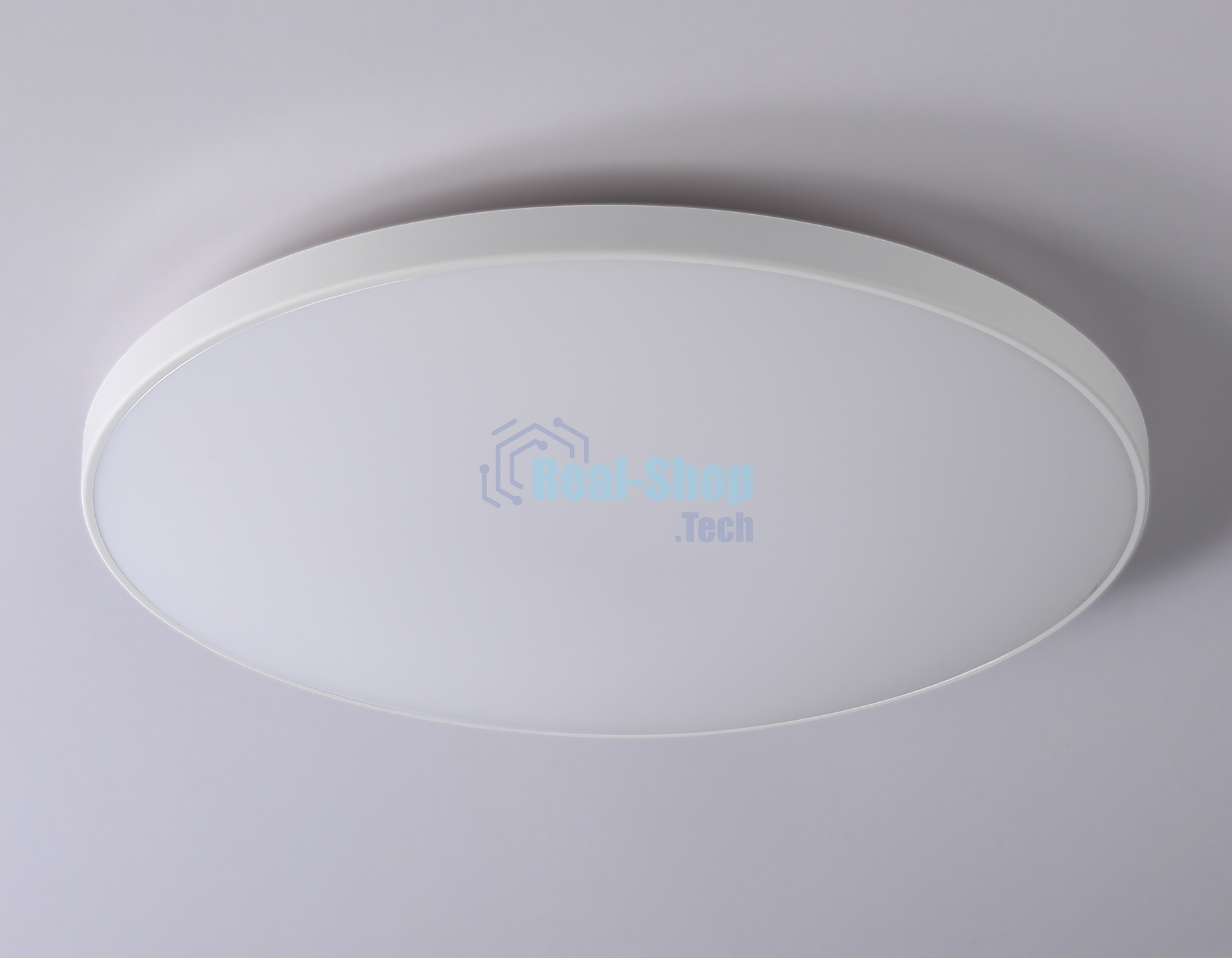 Потолочный светодиодный светильник Ambrella light FZ1222 WH белый IP44 24W 4200K D372*55 (Без ПДУ)